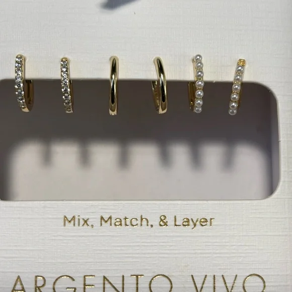 Petite Hoop Earrings - Picture 9 of 9